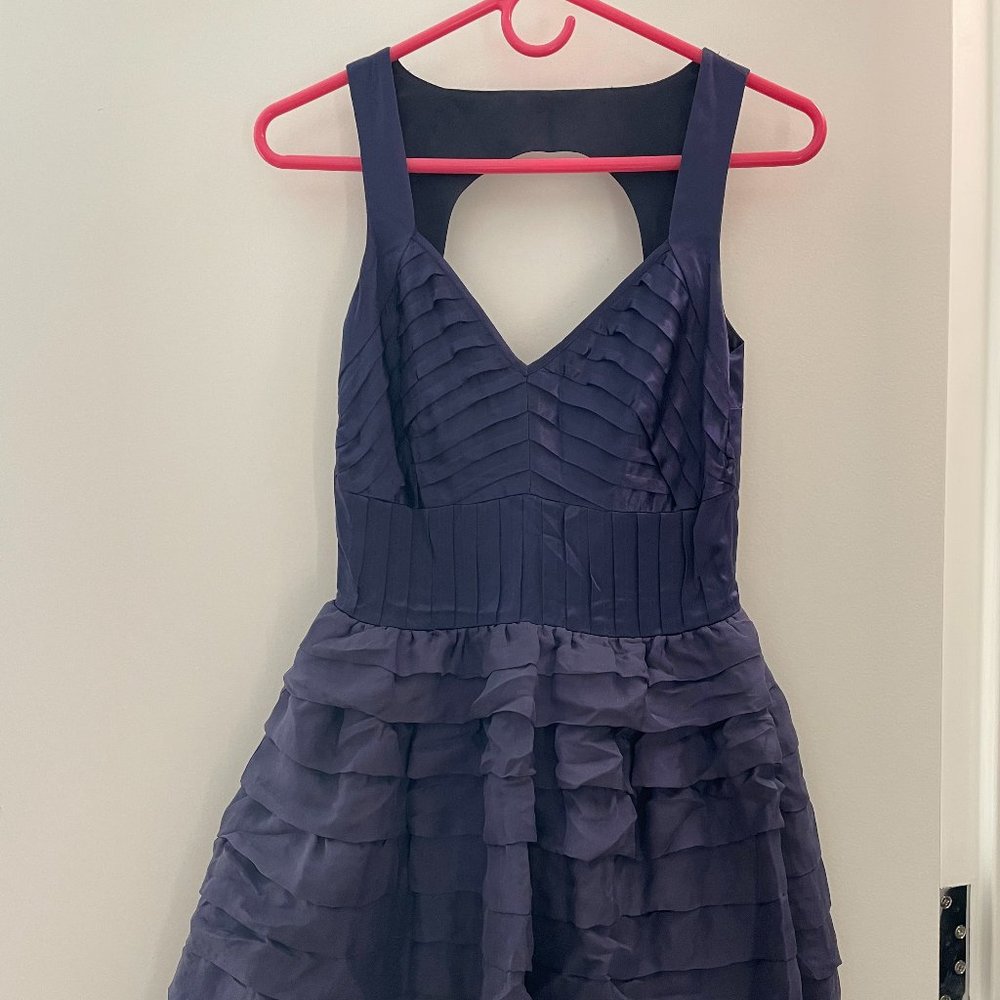 Purple mini dress